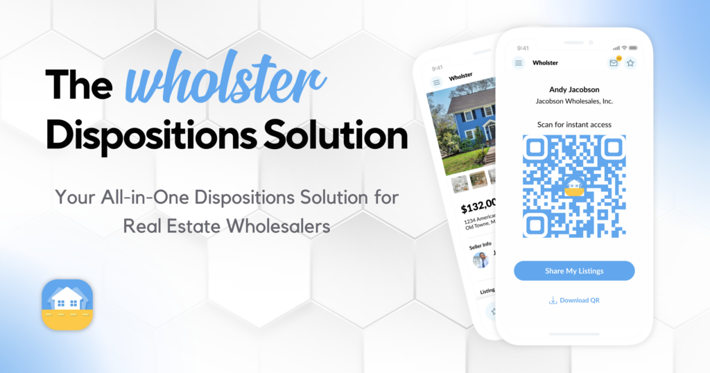 Wholster Share Listings Screen For Real Estate Wholesale Dispositions